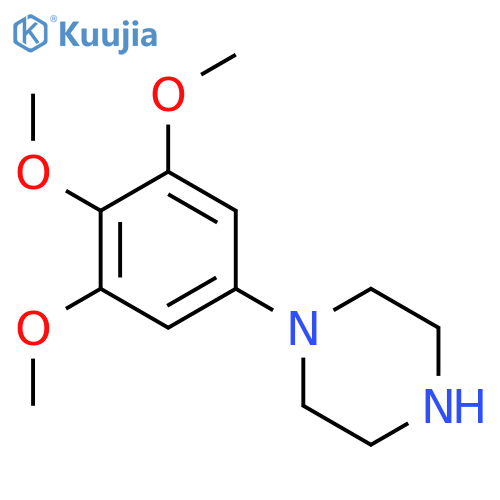 1-(3,4,5-Trimethoxyphenyl)piperazine structure