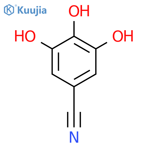 Benzonitrile, 3,4,5-trihydroxy- structure