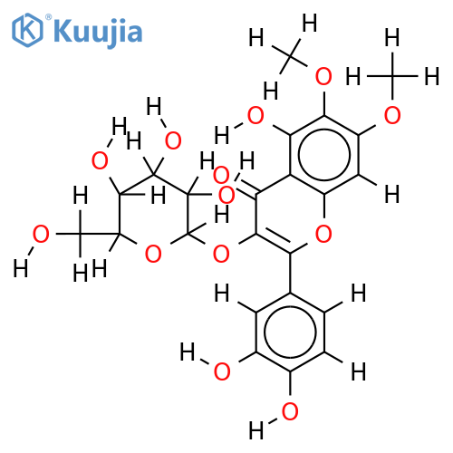 3-O-beta-D-Galactopyranoside-Eupatolitin structure