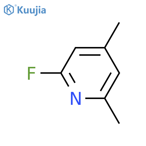 2-fluoro-4,6-dimethyl-Pyridine structure