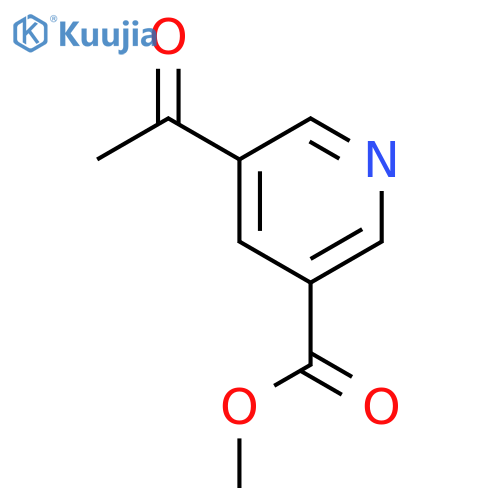 Methyl 5-acetylnicotinate structure