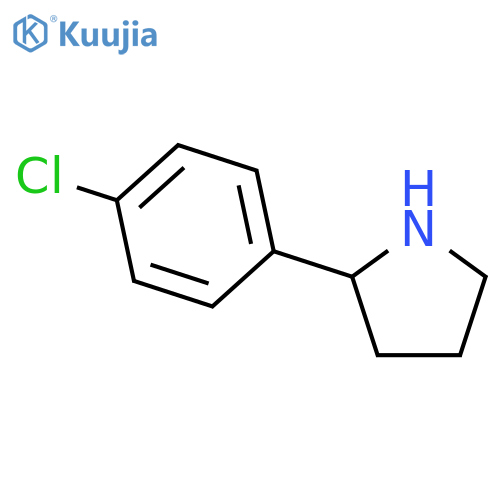 2-(4-Chlorophenyl)pyrrolidine structure
