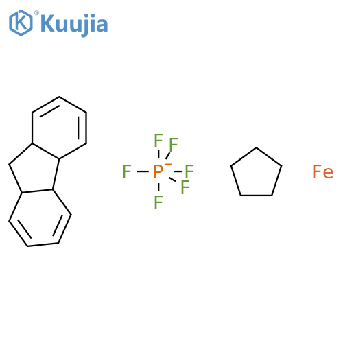 cyclopentadienyl(fluorene)iron hexafluorophosphate structure