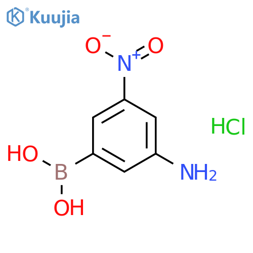 3-Amino-5-nitrophenylboronic Acid, Hydrochloride structure