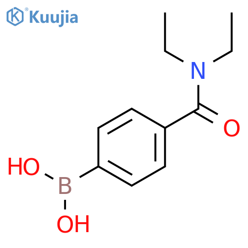4-(N,N-Diethylaminocarbonyl)phenylboronic acid structure