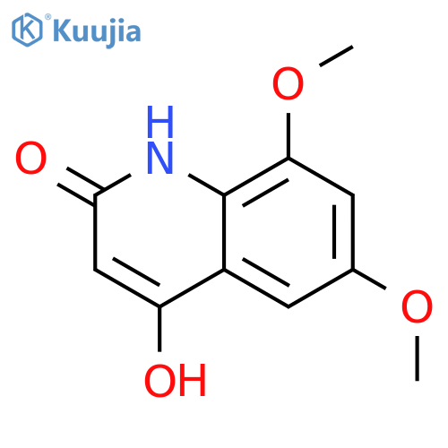 2(1H)-Quinolinone, 4-hydroxy-6,8-dimethoxy- structure