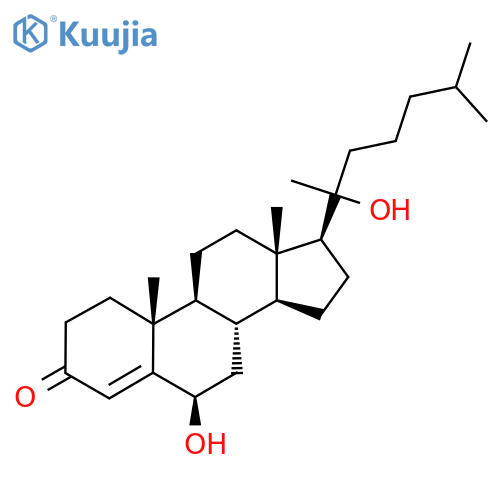 16,20-Dihydroxycholest-4-en-3-one; (16β,20ξ)-form structure