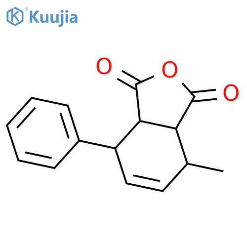 1,3-Isobenzofurandione,3a,4,7,7a-tetrahydro-4-methyl-7-phenyl- structure