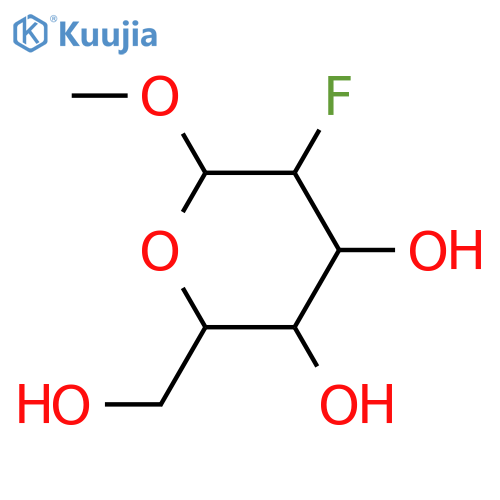 b-D-Glucopyranoside, methyl2-deoxy-2-fluoro- structure
