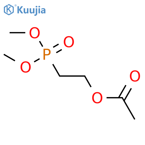 Phosphonic acid,[2-(acetyloxy)ethyl]-, dimethyl ester (9CI) structure