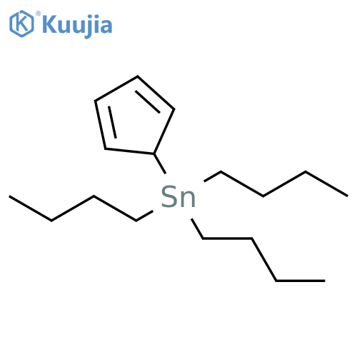 Stannane,tributyl-2,4-cyclopentadien-1-yl- structure
