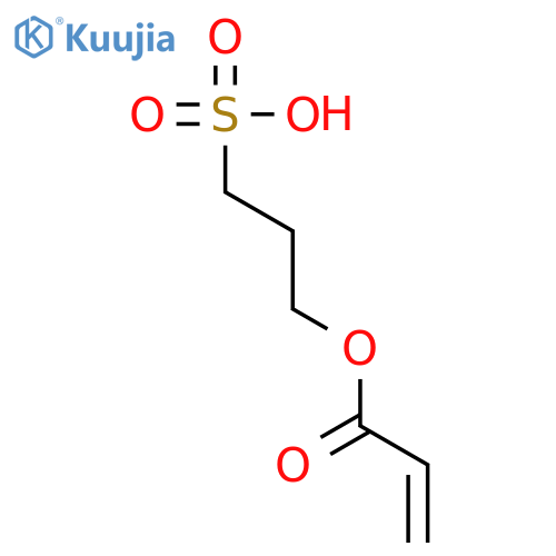 2-Propenoic acid,3-sulfopropyl ester structure