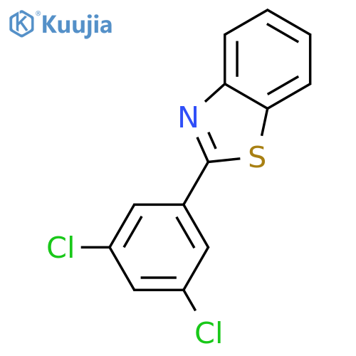 2-(3,5-dichlorophenyl)-1,3-benzothiazole structure