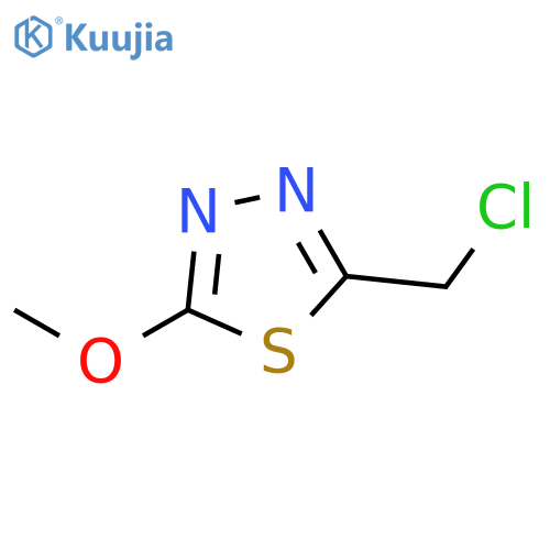 2-(Chloromethyl)-5-methoxy-1,3,4-thiadiazole structure