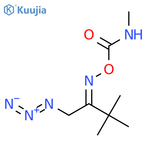 [(z)-(1-azido-3,3-dimethylbutan-2-ylidene)amino] N-methylcarbamate structure