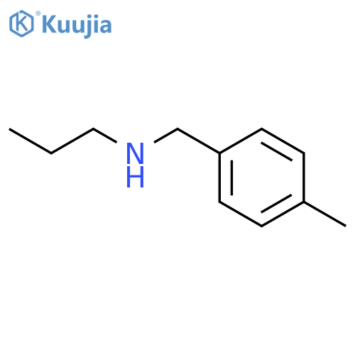 (4-methylphenyl)methyl(propyl)amine structure