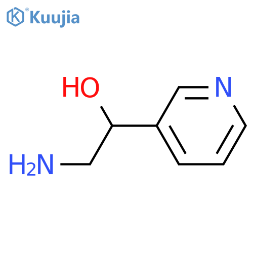 (1S)-2-amino-1-(pyridin-3-yl)ethan-1-ol structure