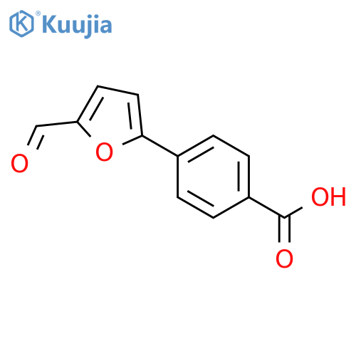 4-(5-formyl-2-furyl)benzoic Acid structure