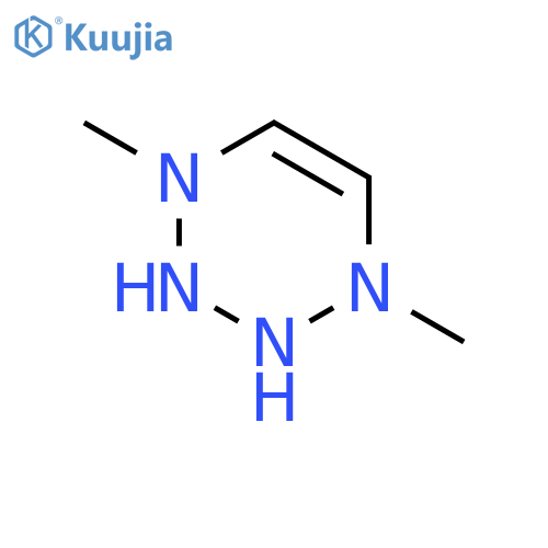 1,4-dimethyl-1,2,3,4-tetrahydro-1,2,3,4-tetrazine structure