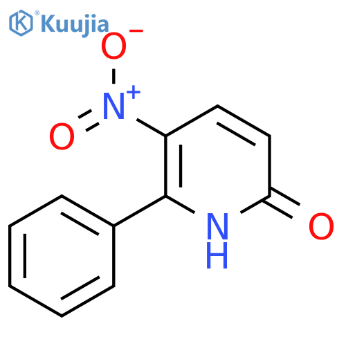 5-Nitro-6-phenyl-2-pyridone structure