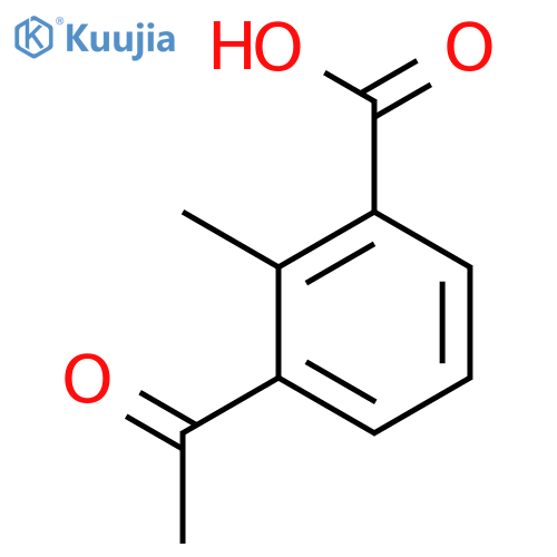 2-Methyl-3-acetylbenzoic acid structure