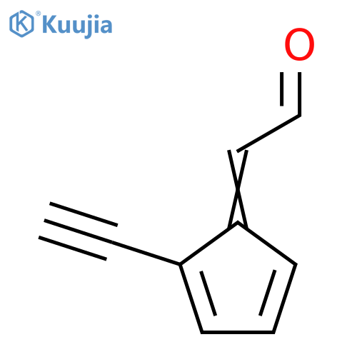 Ethenol, (2-ethynyl-2,4-cyclopentadien-1-ylidene)-, (1R)- (9CI) structure