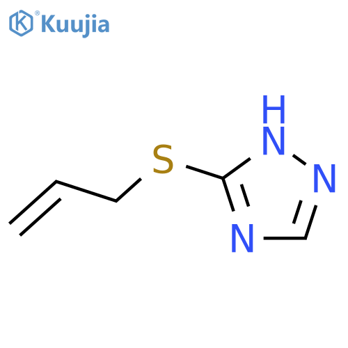 1H-1,2,4-Triazole,5-(2-propen-1-ylthio)- structure