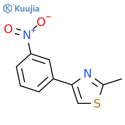 2-methyl-4-(3-nitrophenyl)-1,3-thiazole structure