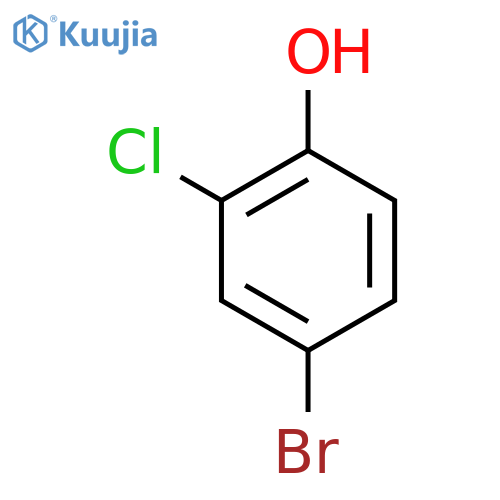 4-Bromo-2-chlorophenol structure