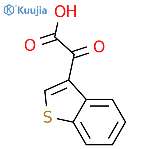 Benzo[b]thiophene-3-acetic acid, α-oxo- structure