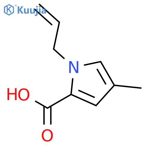 1H-Pyrrole-2-carboxylicacid, 4-methyl-1-(2-propen-1-yl)- structure
