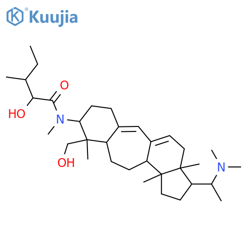 Buxidienine I; 16-Deoxy, N3,N20,N20-tri-Me, N3-(2R-hydroxy-3ξ-methylpentanoyl) structure