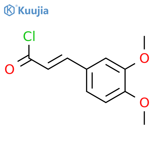 (2E)-3-(3,4-Dimethoxyphenyl)acryloyl chloride structure