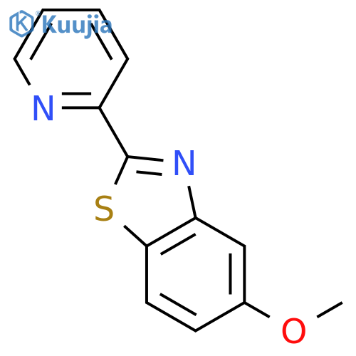 Benzothiazole,5-methoxy-2-(2-pyridinyl)- structure