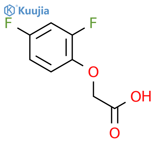 (2,4-Difluorophenoxy)acetic acid structure