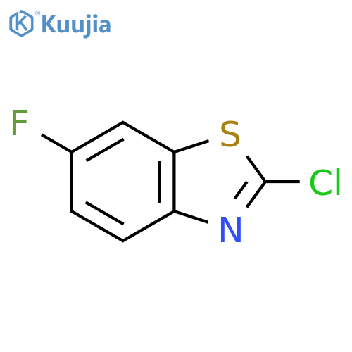 2-chloro-6-fluoro-1,3-benzothiazole structure