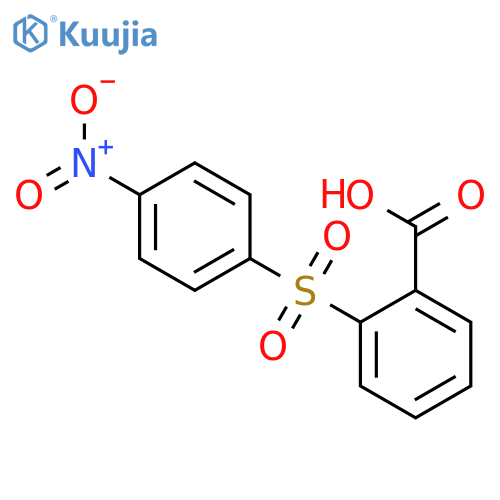 2-[(4-Nitrophenyl)sulfonyl]benzoic acid structure