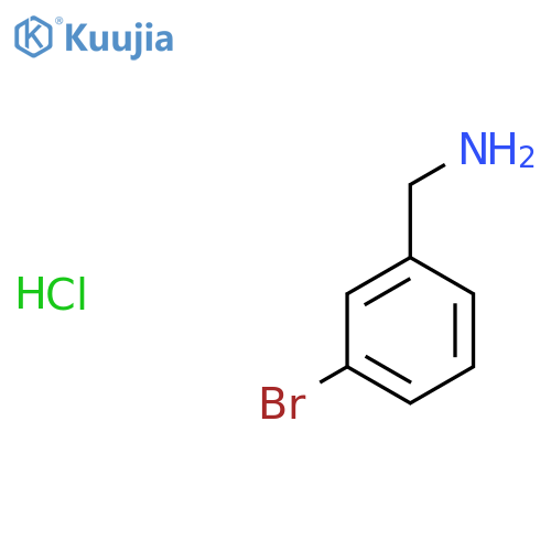 3-Bromobenzylamine hydrochloride structure