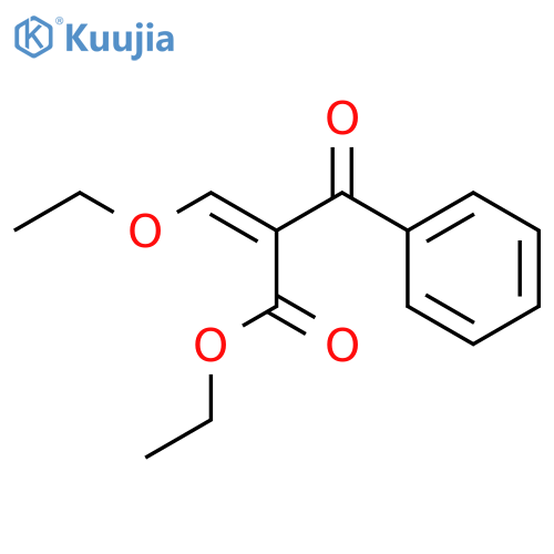 ethyl 2-benzoyl-3-ethoxyprop-2-enoate structure