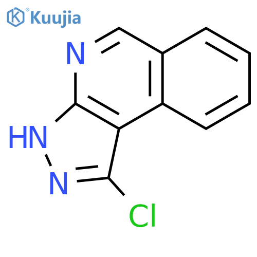 3H-Pyrazolo[3,4-c]isoquinoline, 1-chloro- structure