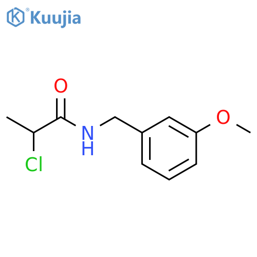 2-Chloro-N-(3-methoxyphenyl)methylpropanamide structure
