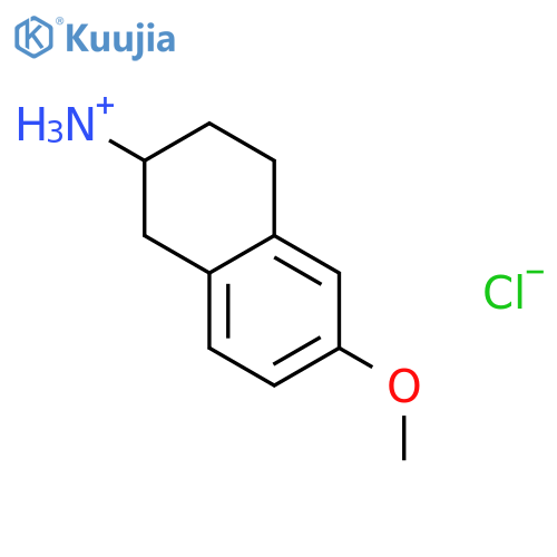 6-methoxy-1,2,3,4-tetrahydronaphthalen-2-amine hydrochloride structure
