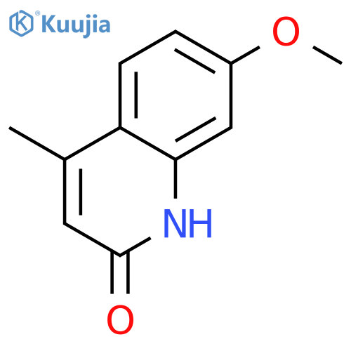7-methoxy-4-methyl-1,2-dihydroquinolin-2-one structure