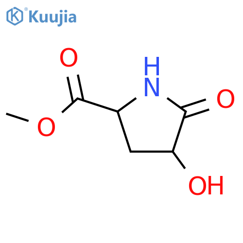 D-Proline,4-hydroxy-5-oxo-, methyl ester, (4R)- structure