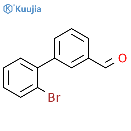 [1,1'-Biphenyl]-3-carboxaldehyde, 2'-bromo- structure