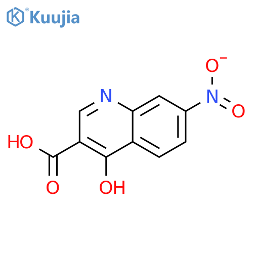 4-Hydroxy-7-nitroquinoline-3-carboxylic Acid structure