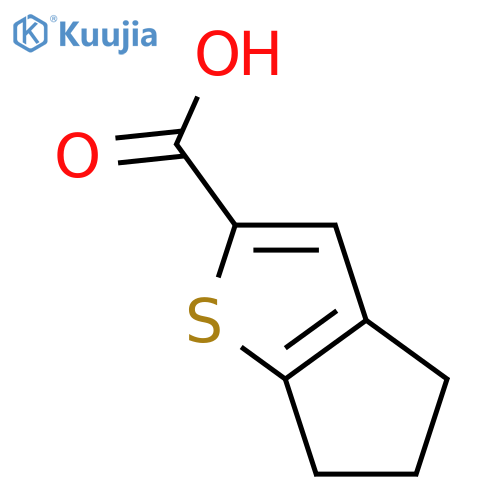 5,6-Dihydro-4h-cyclopentabthiophene-2-carboxylic Acid structure