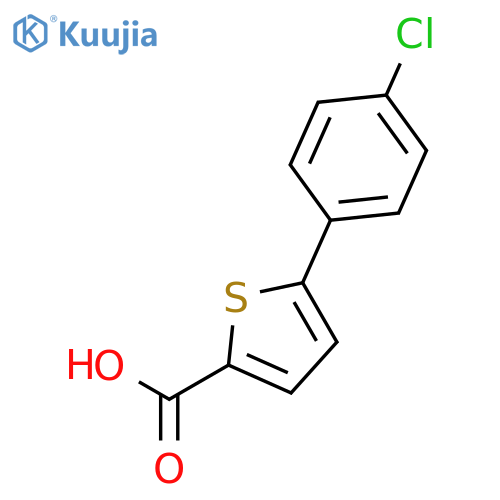 5-(4-Chlorophenyl)thiophene-2-carboxylic acid structure