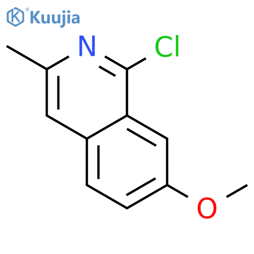 1-Chloro-7-methoxy-3-methylisoquinoline structure