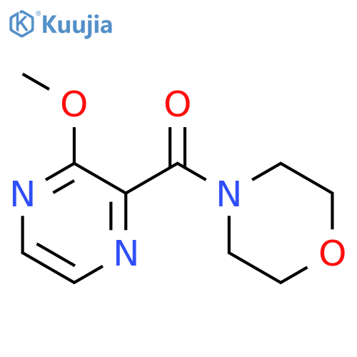 Methanone,(3-methoxy-2-pyrazinyl)-4-morpholinyl- structure